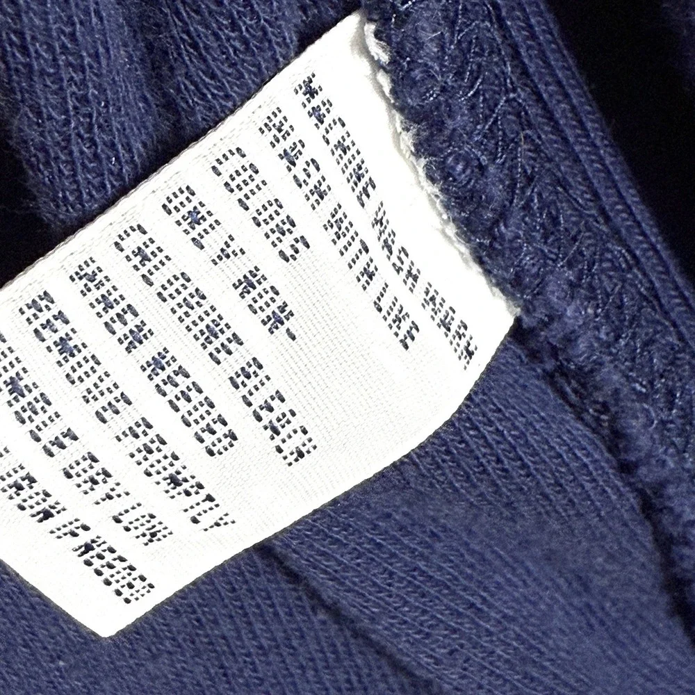 Vintage Polo Ralph Lauren Jacket Mens Large Full Zip Hoodie Pique Knit Pony Logo